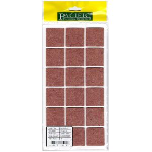 Подпятник-самоклейка коричневый 35х35 (18шт.)