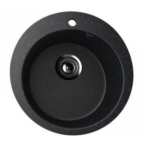 Мойка «Ulgran» U-405 круглая, D=495мм черный (308)