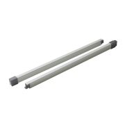 SBR05/GR/400 Комплект прямоугольных рейлингов для SB04 L-400мм, серый (20)