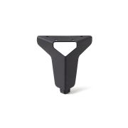 N332BL.2/80 Мебельная опора TOM H-80мм, Матовый чёрный (нагр. 30 кг)