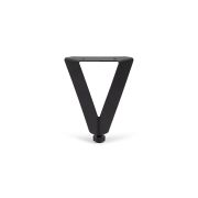 N333BL.2/100 Мебельная опора VIVA H-100мм, Матовый чёрный (нагр. 30 кг)