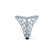 N330GR.2/100 Мебельная опора VISTA H-100мм, Серый (нагр. 30 кг)