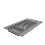 Лоток для столовых приборов в шкаф на 300 мм СЕРЫЙ