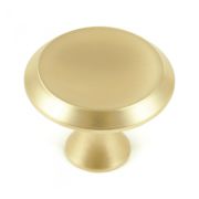 RC306MBSG.4 Ручка кнопка UTA mini, Матовое брашированное сатиновое золото