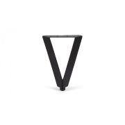 N333BL.2/150 Мебельная опора VIVA H-150мм, Матовый чёрный (нагр. 30 кг)