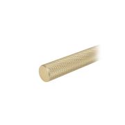 PR002MBSG.1/1152 Ручка-пруток ROMB (сетчатое рифление) Матовое брашированное сатиновое золото