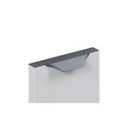 RT114GR.1/96/150 Мебельная ручка WING Серый/Графит