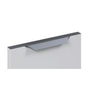 RT114GR.1/192/300 Мебельная ручка WING Серый/Графит