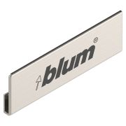 Заглушка малая стальная нерж. сталь для HF/HS/HK top/HK-S с ЧЁРНЫМ логот. BLUM(к осн. заглушкам любого цвета) ABD.1009.BLAB  IM1000IN-G