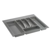 Лоток для столовых приборов в шкаф на 600 мм СЕРЫЙ