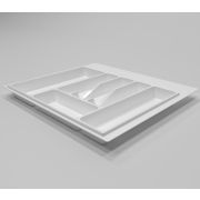 Лоток для столовых принадлежностей в шкаф на 800 мм БЕЛЫЙ