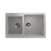 Мойка «Ulgran» U-505, 2-чашевая, размер 770х500х200 мм,  серый (310)