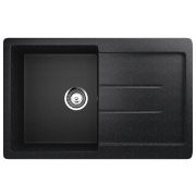 Мойка «Ulgran» U-507 ,общий размер 770х495, черный (308)
