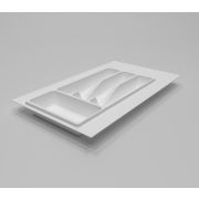 Лоток для столовых принадлежностей в шкаф на 300 мм БЕЛЫЙ