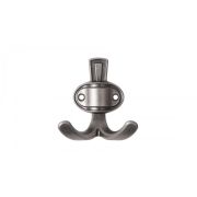 K211BAZ.2 Крючок BARON 2-рожковый Чернёный старинный цинк
