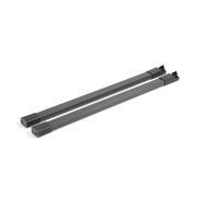 SBR09/GRPH/400 Продольный прямоугольный рейлинг 400мм ГРАФИТ для SB08 СТАРТ (ком-т)