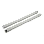 SBR09/GR/400 Продольный прямоугольный рейлинг 400мм СЕРЫЙ для SB08 СТАРТ (ком-т)